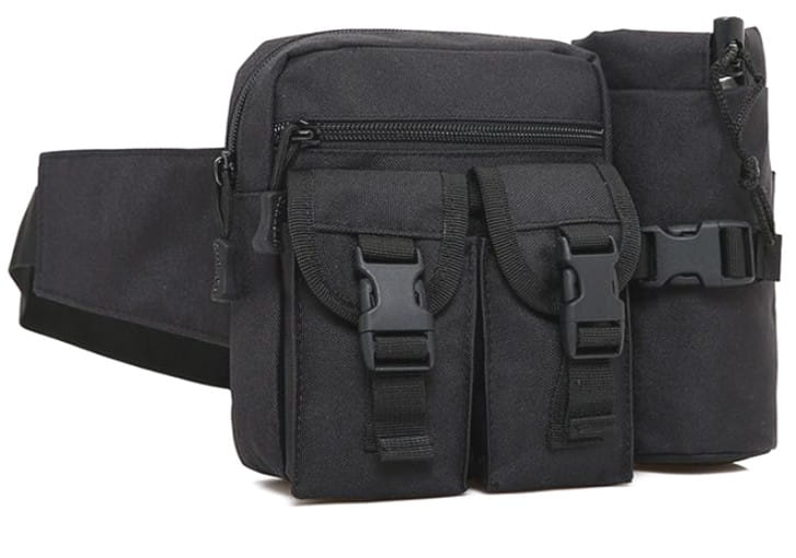 Juosmens rankinė, krepšys vyrams T92, juoda R308