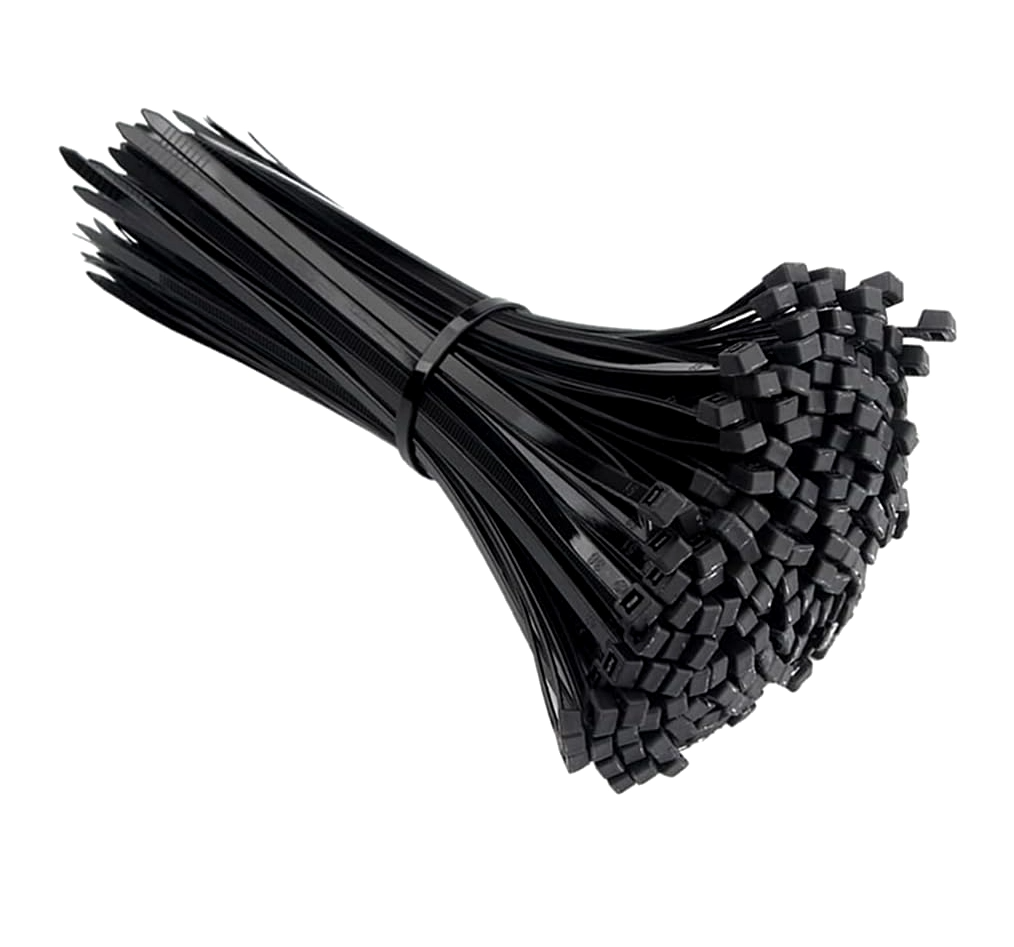 Kabelių raiščiai 200x4.8mm 100 vnt B5, juodi