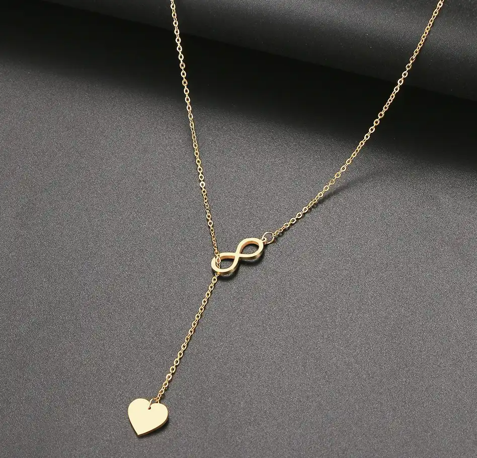 Kaklo papuošalas moterims B17, aukso spalvos