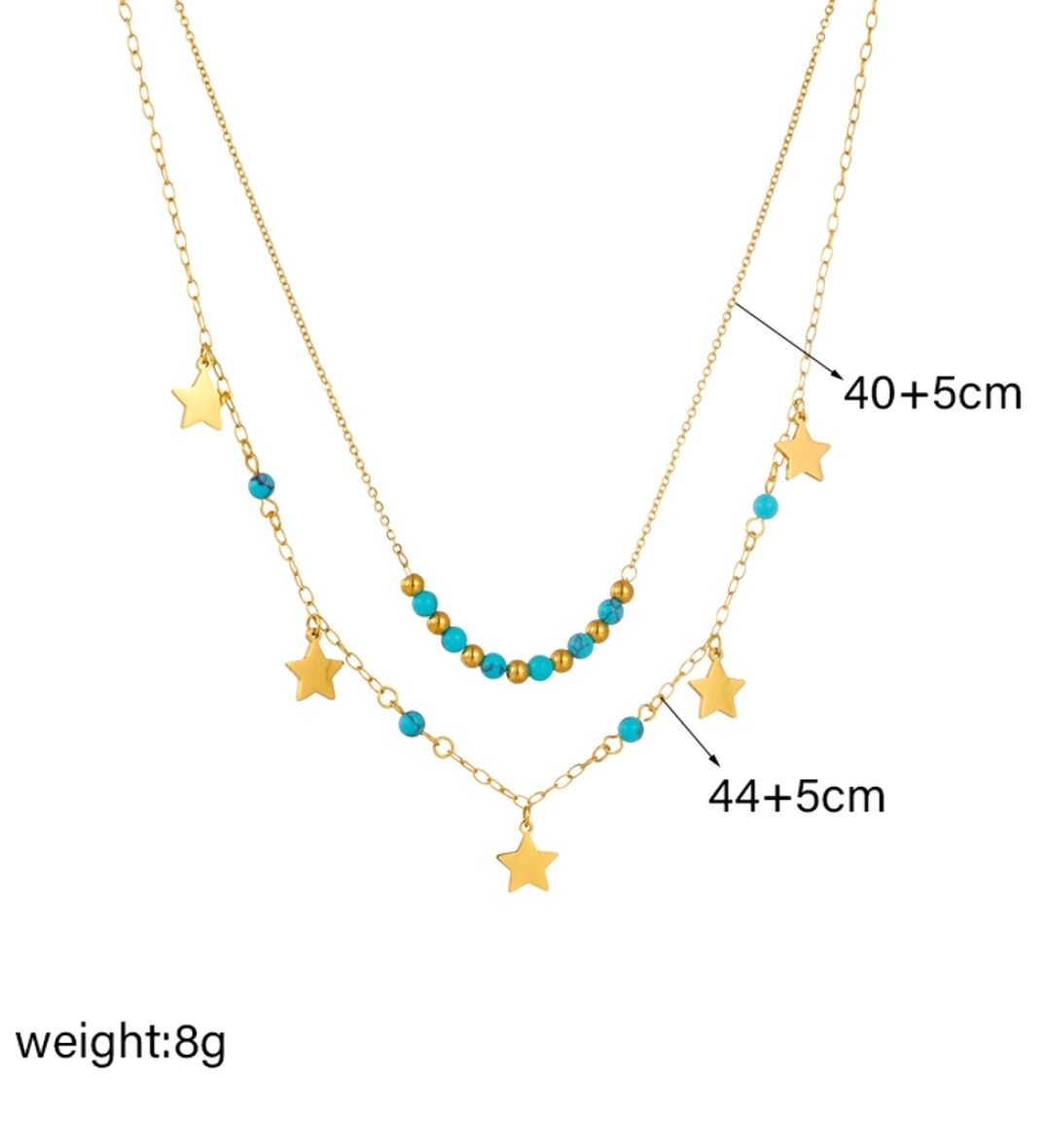 Kaklo papuošalas moterims V66