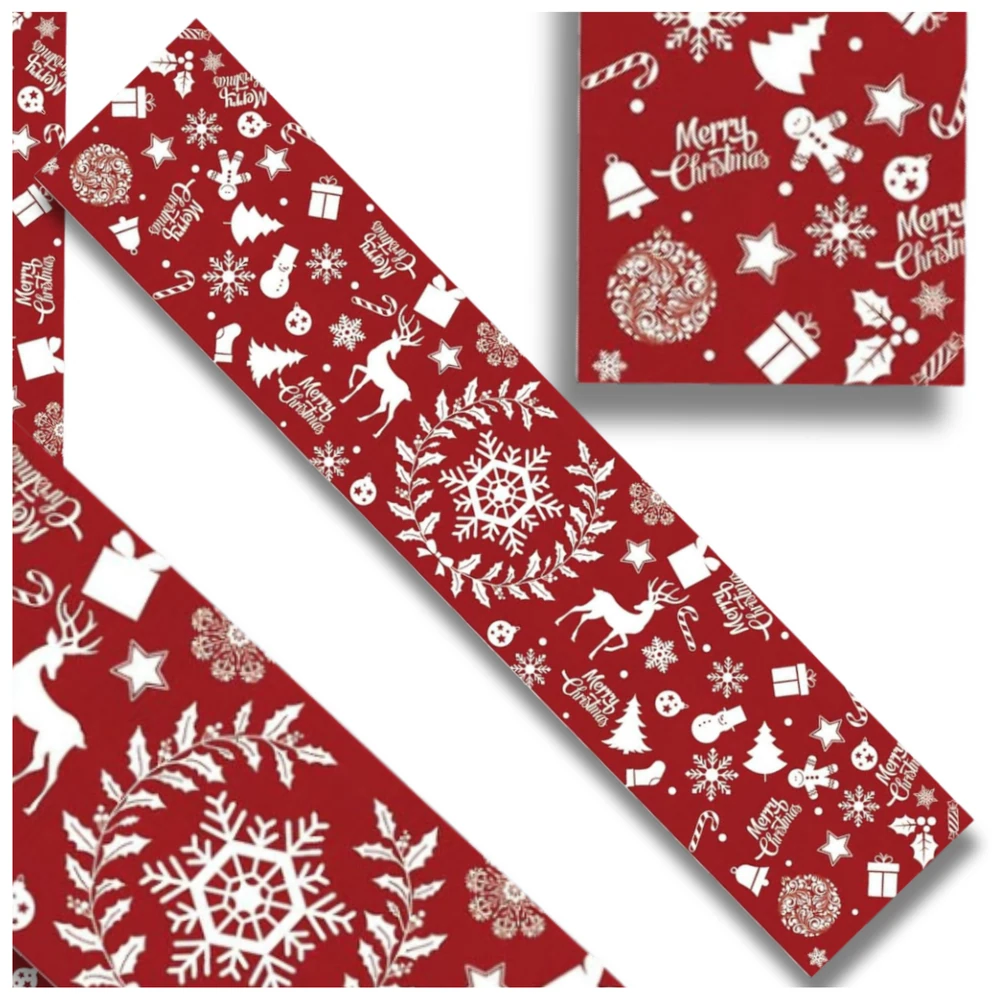 Kalėdinė staltiesė L3, raudona