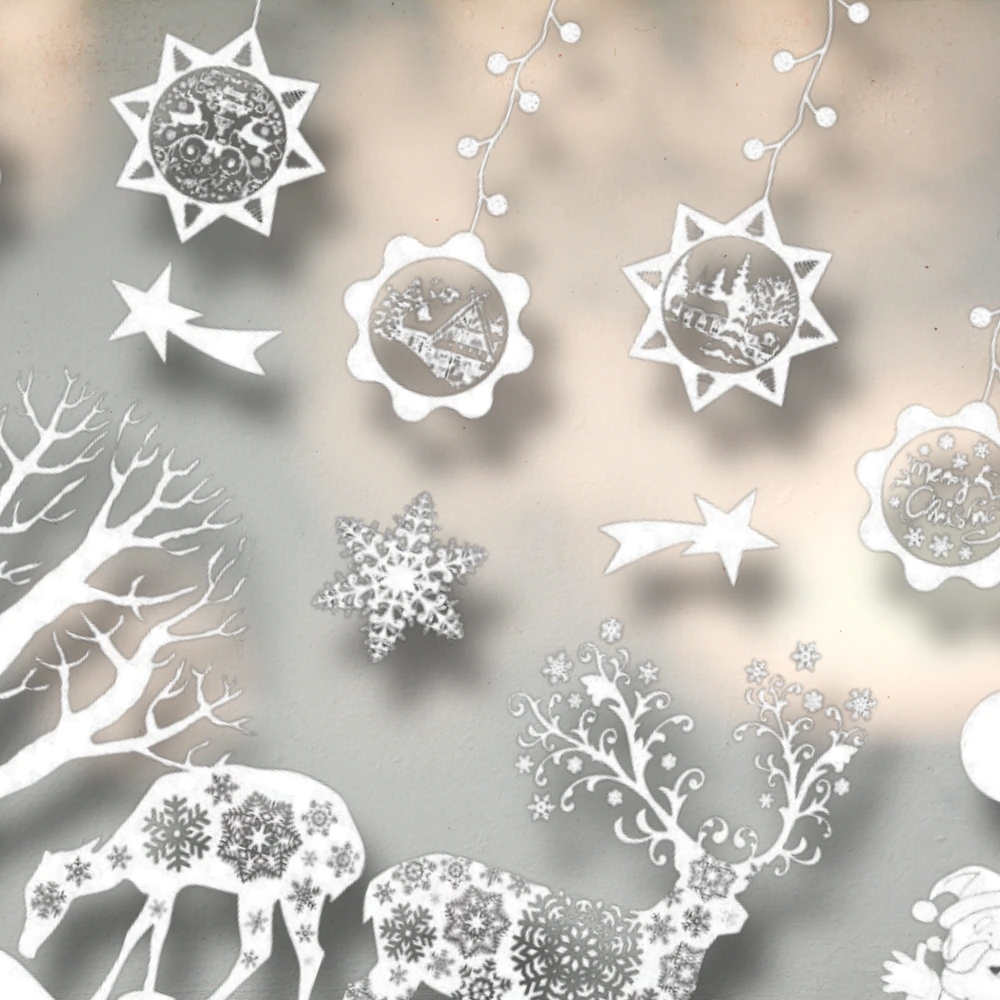 Kalėdinis lango lipdukas P8