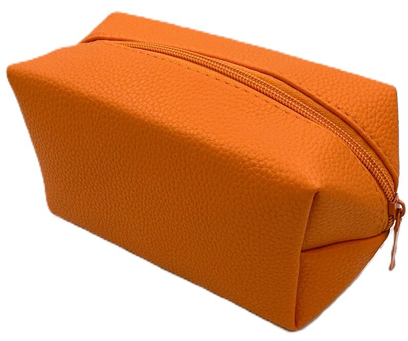 Kelioninė kosmetinė, 22 x 10,5 x 9 cm, oranžinė
