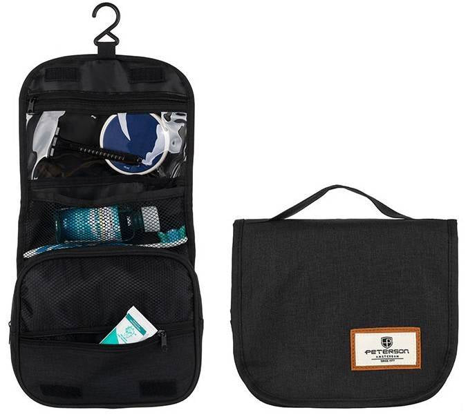 Kelioninė kosmetinė Peterson, juoda