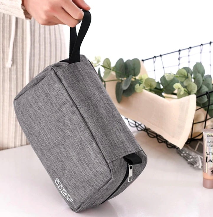 Kelioninis kosmetikos krepšys E12, pilkas