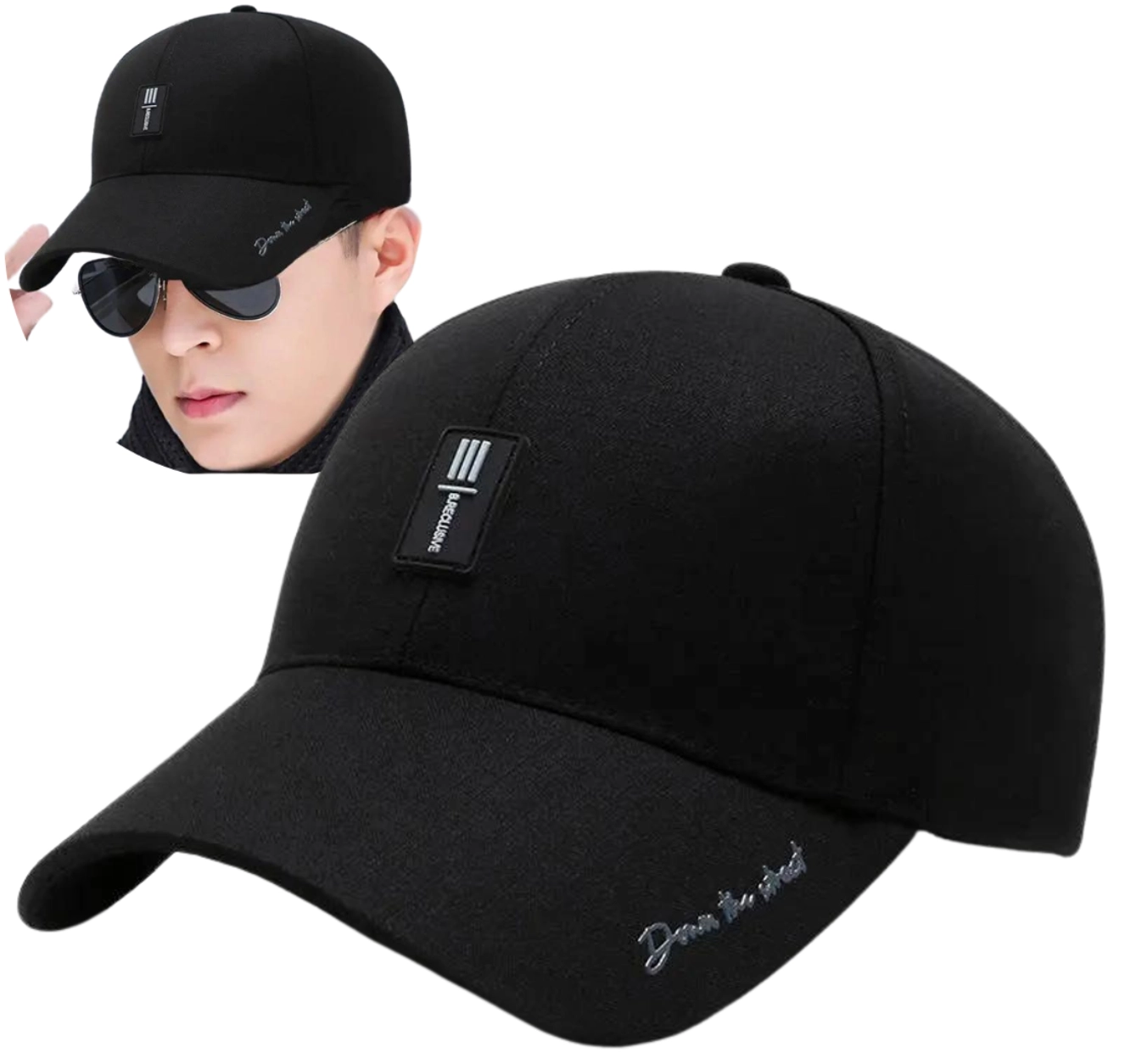 Kepurė su snapeliu CE90 juoda