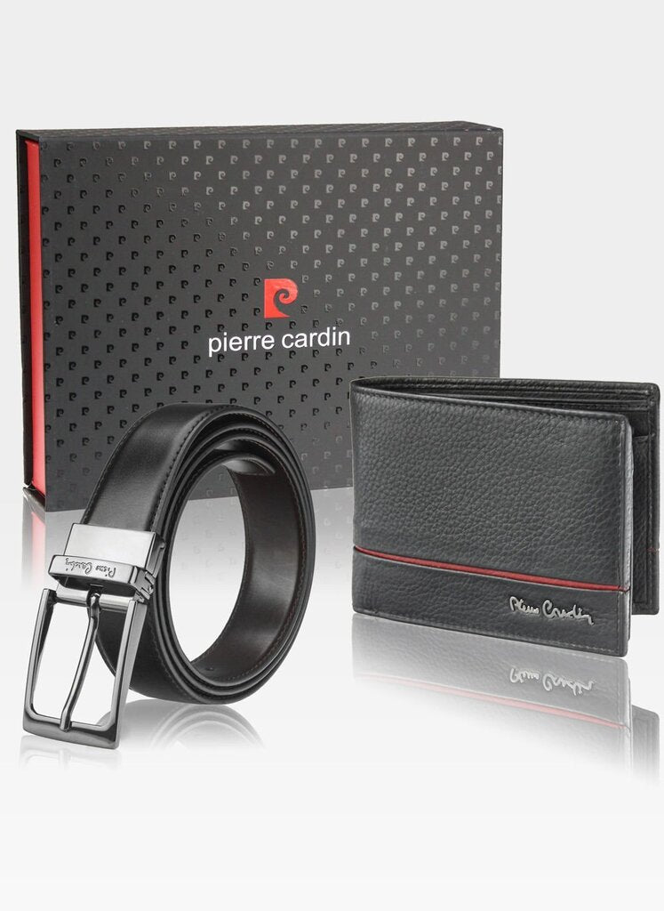Komplektas vyrui piniginė su diržu Pierre Cardin K15 8806