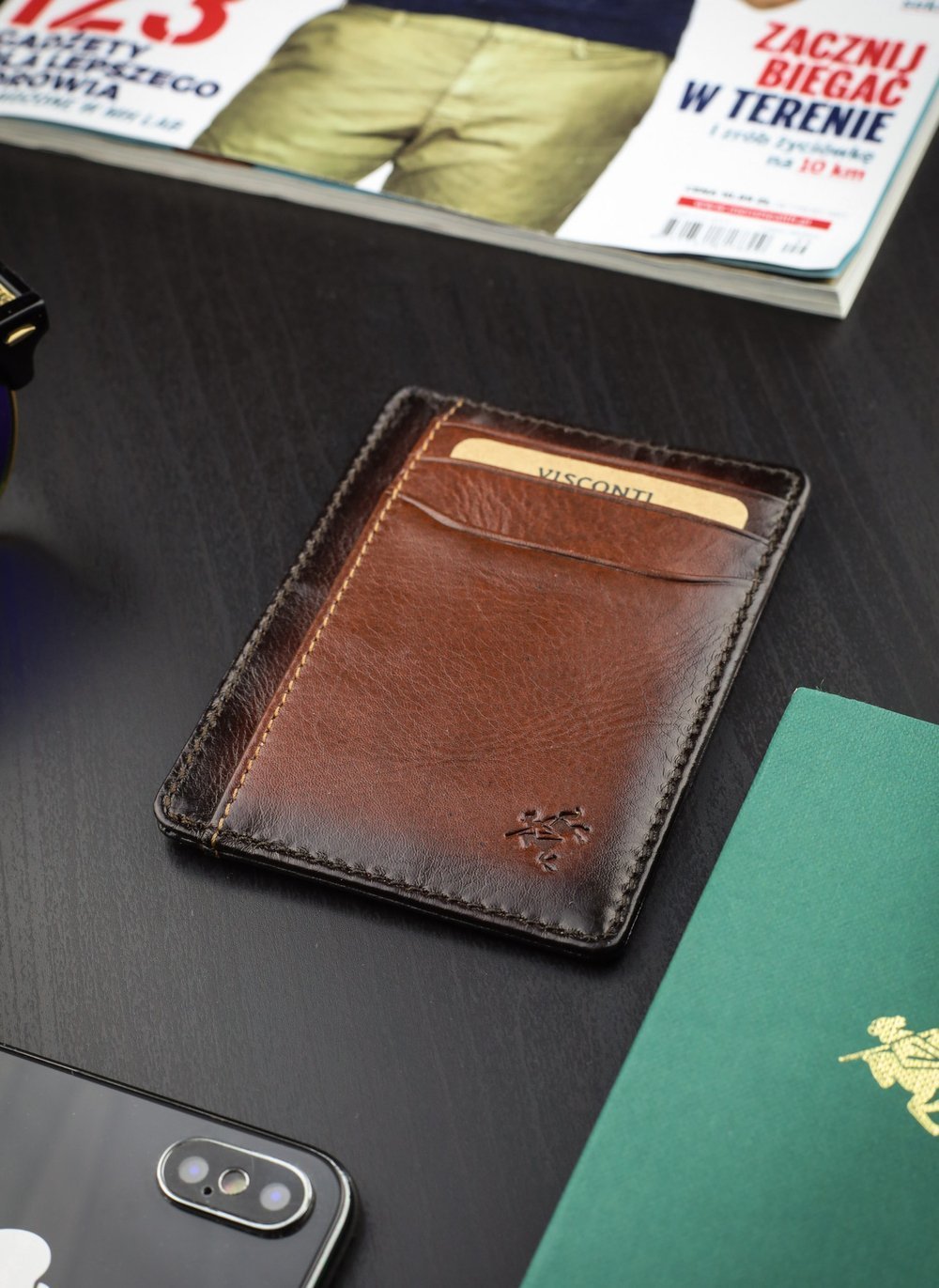 Kortelių dėklas vyrams Visconti AT-67 S1052