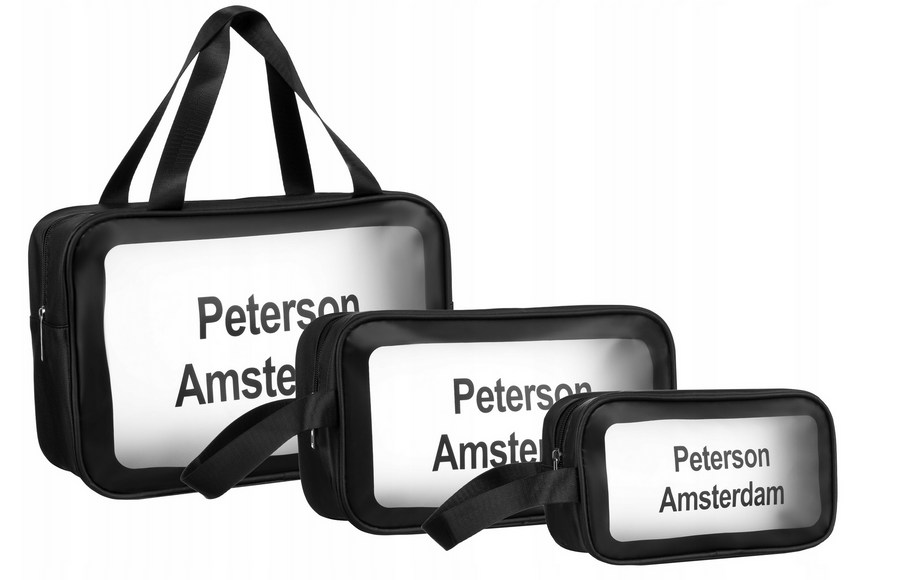 Kosmetinių rinkinys Peterson L3, juodas