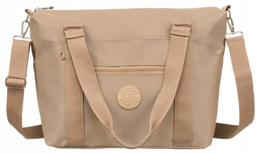 Krepšys moterims Peterson P02, smėlio spalvos