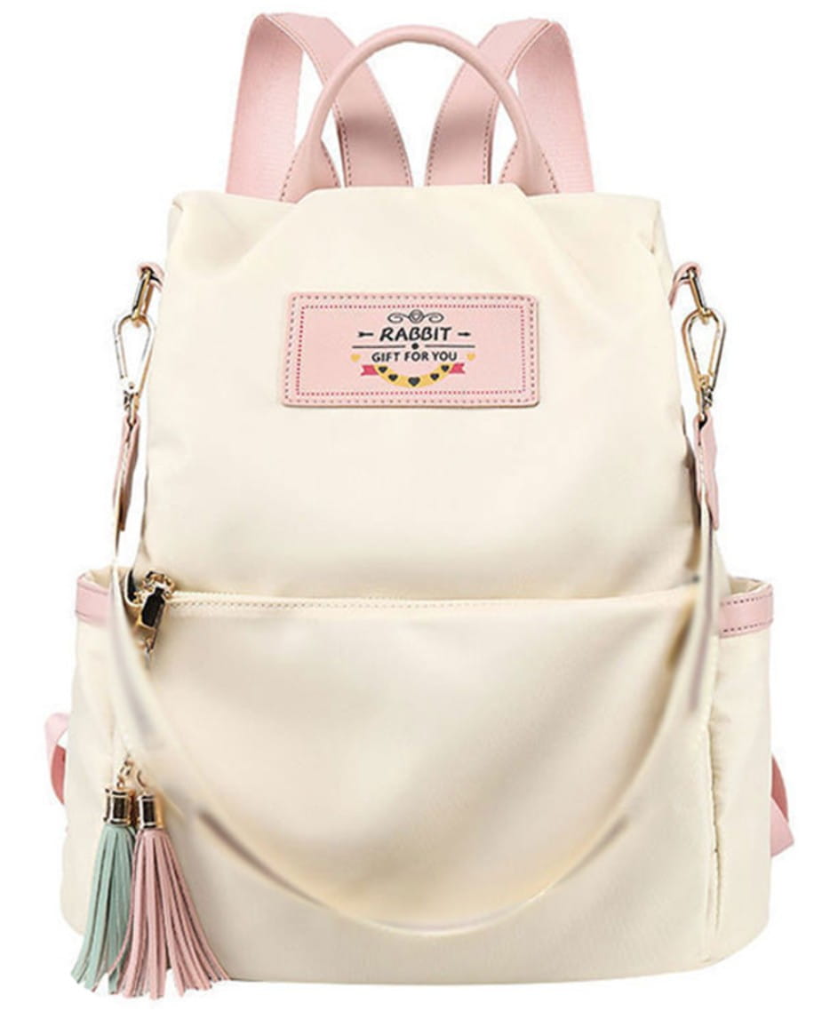 Kuprinė moterims S68 smėlio spalvos