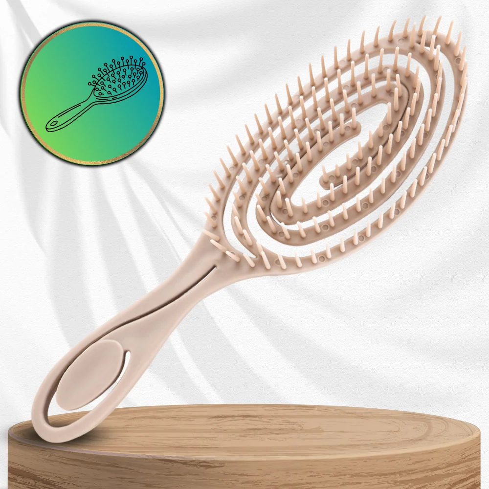 Lanksčios šukos S19, smėlio spalvos P342