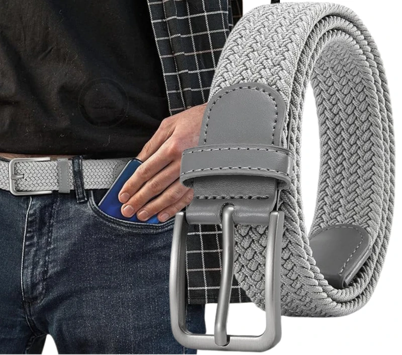 Lankstus, pilkas kelnių diržas D128