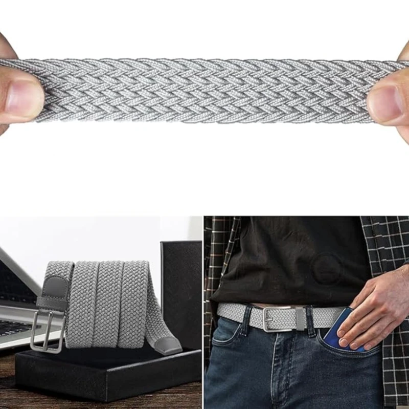 Lankstus, pilkas kelnių diržas D128