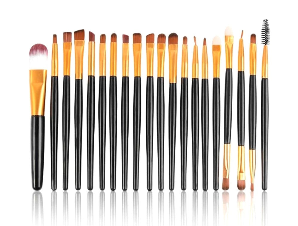 Makiažo pagrindo šepetėlių komplektas 20 vnt. C8