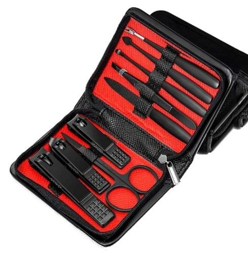 Manikiūro, pedikiūro įrankių rinkinys, 9 dalių FX2