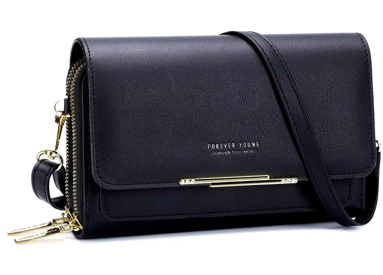 Maža rankinė moterims A54, juoda R844