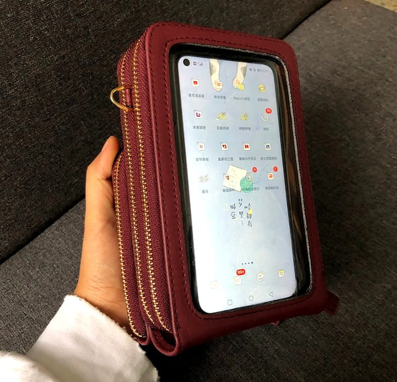 Maža rankinė moterims N98 raudona R813