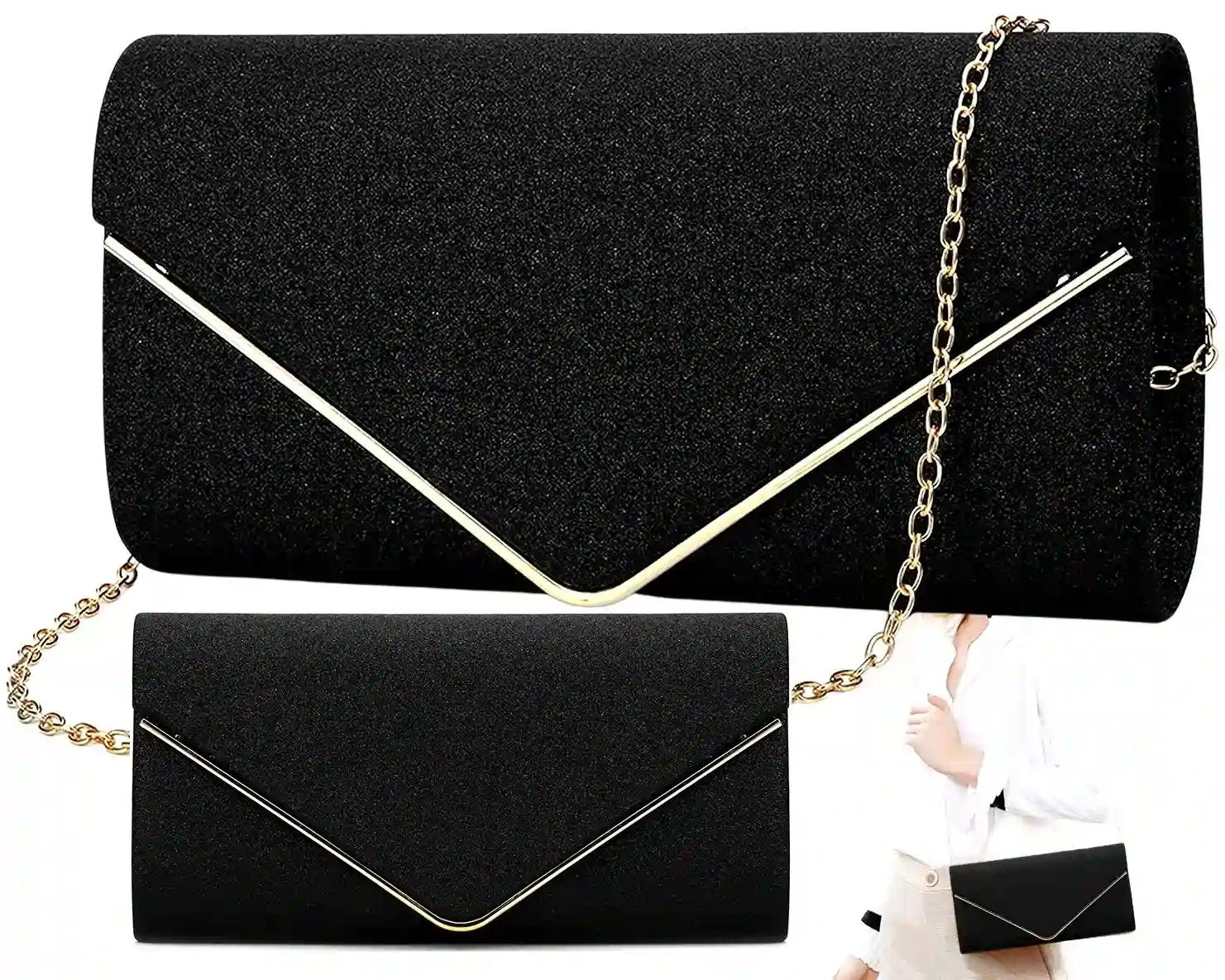 Maža rankinė moterims S134 juoda R797