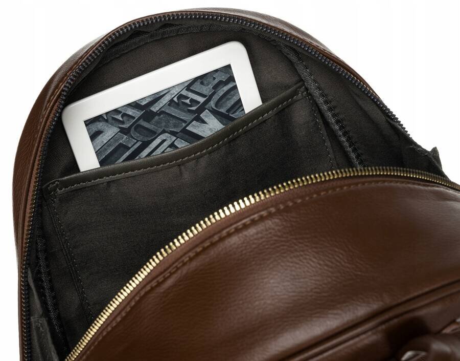 Maža kuprinė moterims David Jones, ruda