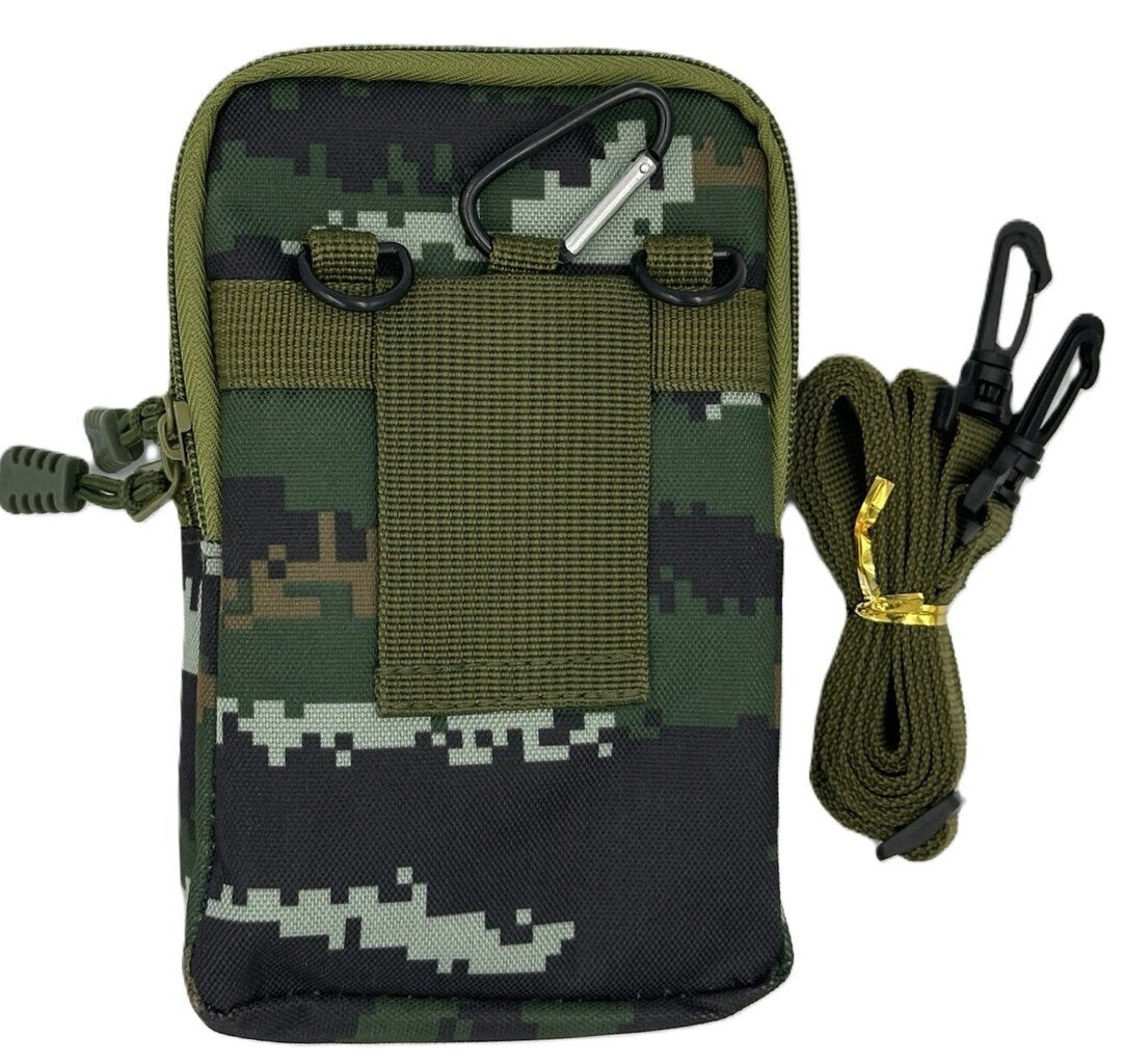 Mažas taktinis krepšys, rankinė vyrams Camo D1, tamsiai žalia