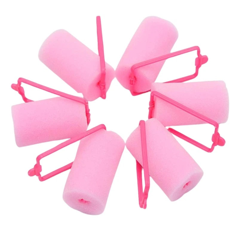 Minkšti plaukų suktukai L1, rožiniai P339