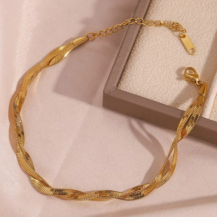 Moteriška apyrankė K72, aukso spalvos