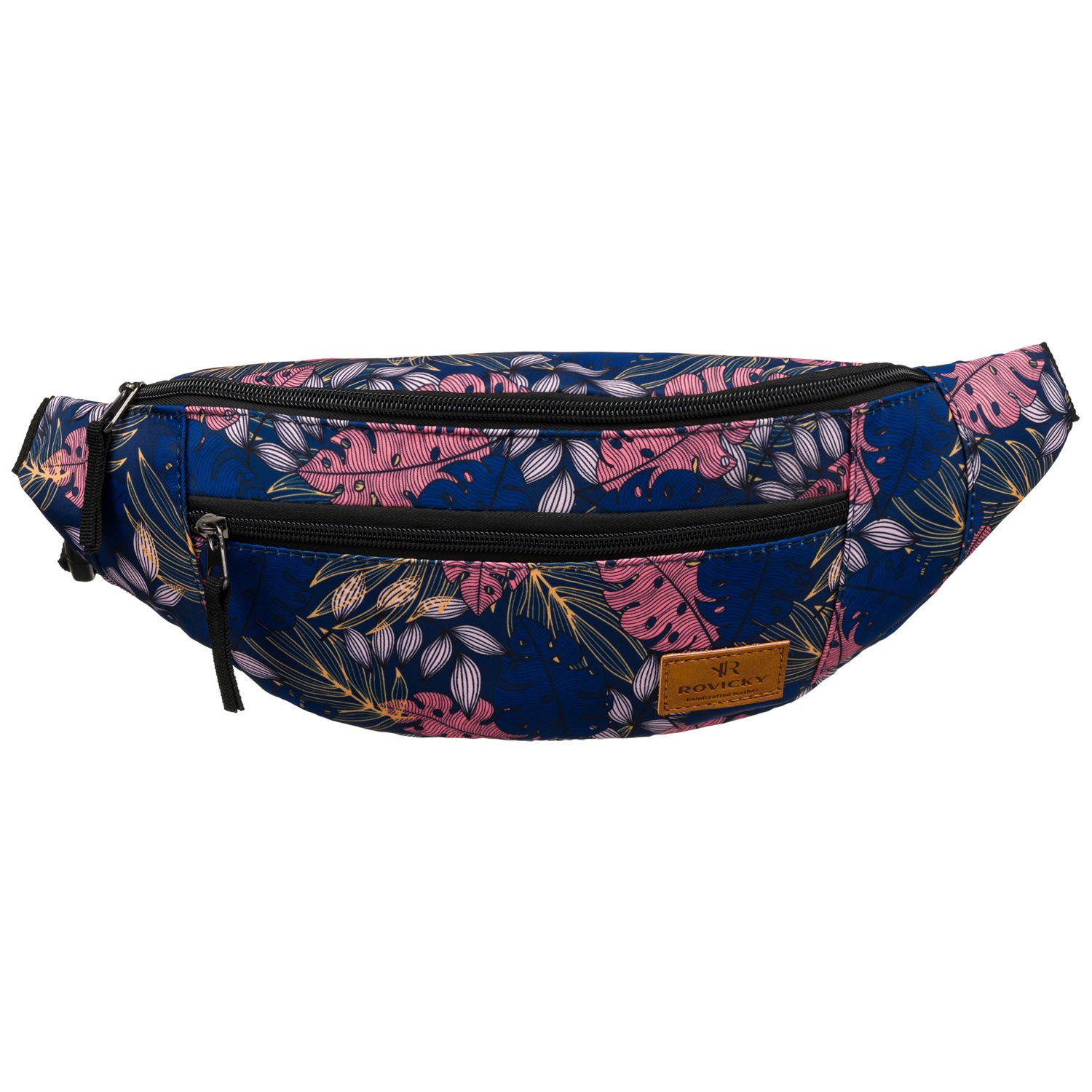 Moteriška gėlėta rankinė per petį arba ant juosmens R559