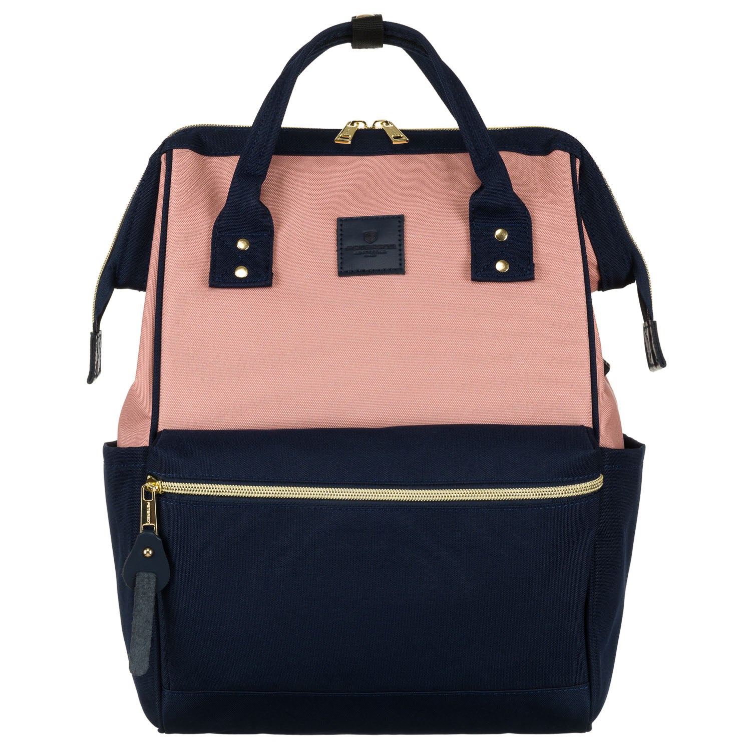 Moteriška kuprinė, poliesteris, vieta nešiojamam kompiuteriui, dvispalvė