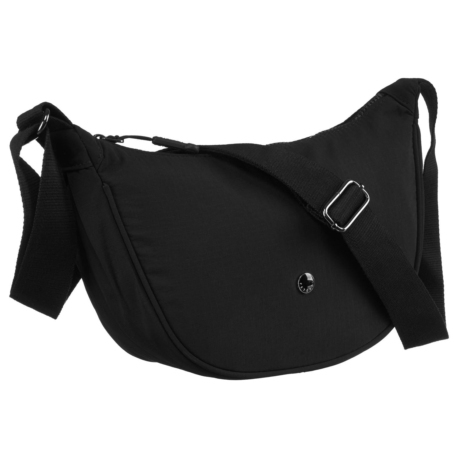 Moteriška miesto rankinė, juoda, poliesteris R546