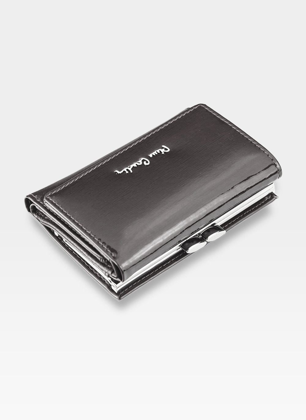 Moteriška odinė piniginė Pierre Cardin pilkos spalvos D1889