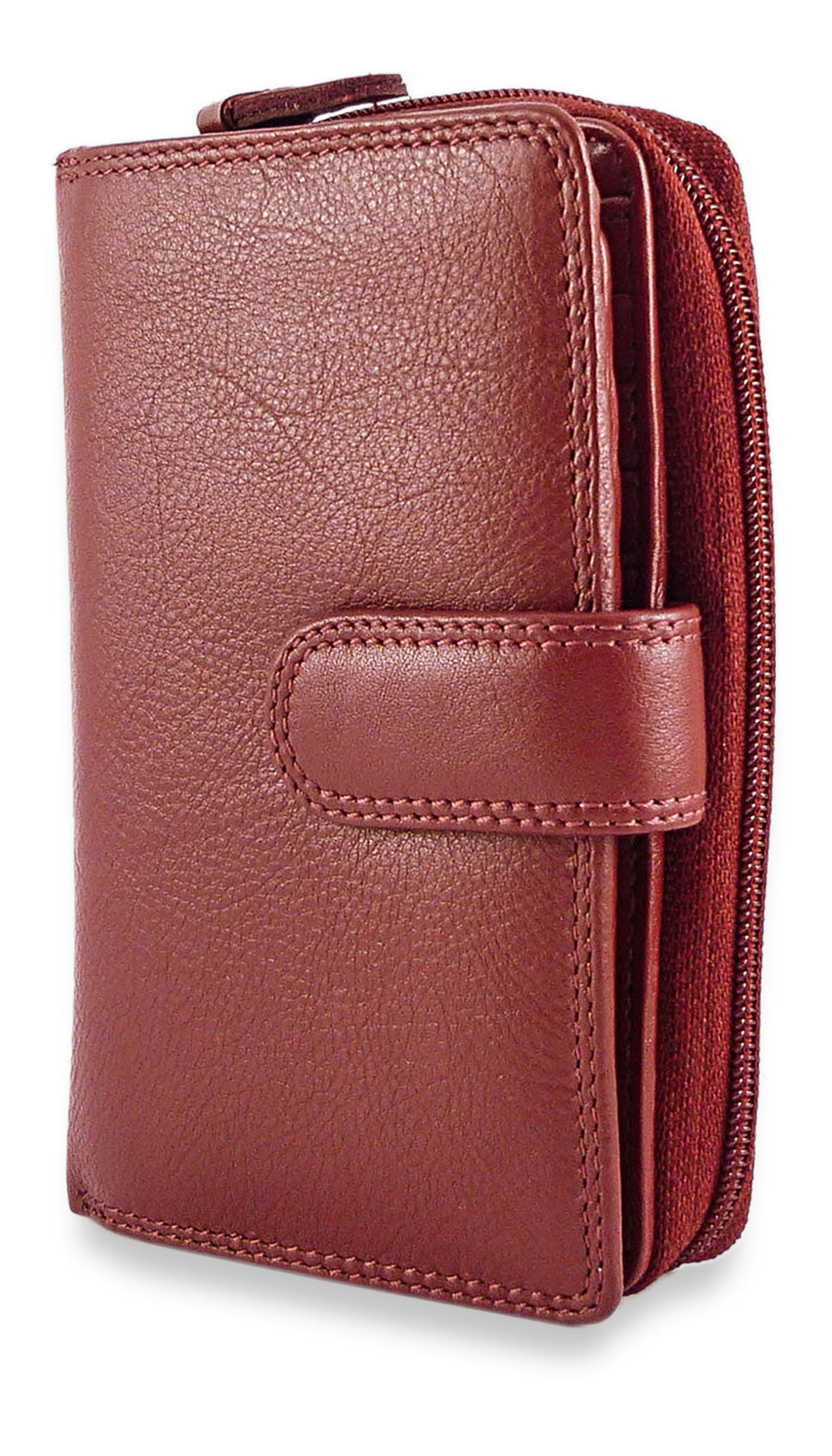 Moteriška odinė piniginė Visconti HT33, raudona D1856