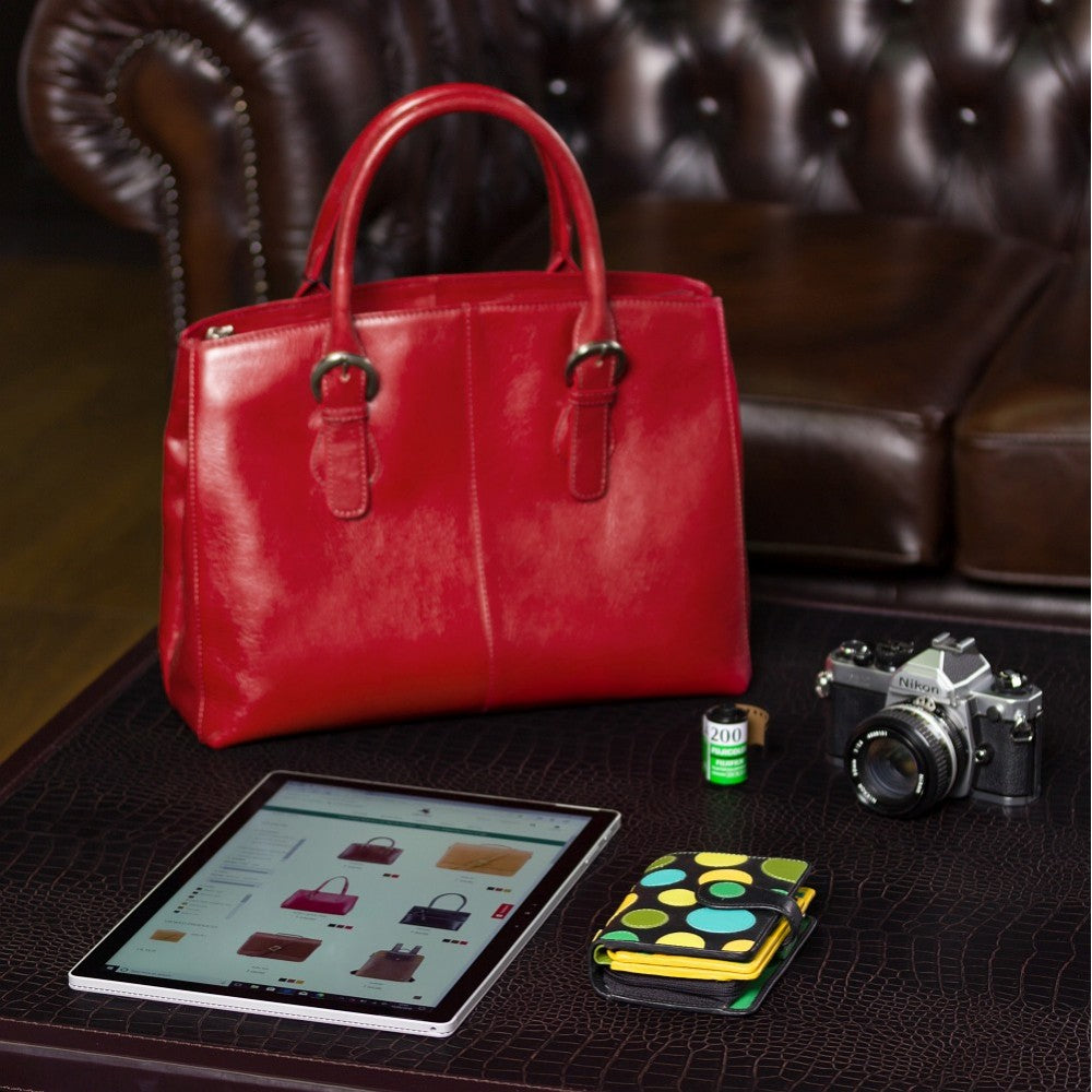 Moteriška odinė piniginė Visconti P1 LIL, žalia D1839