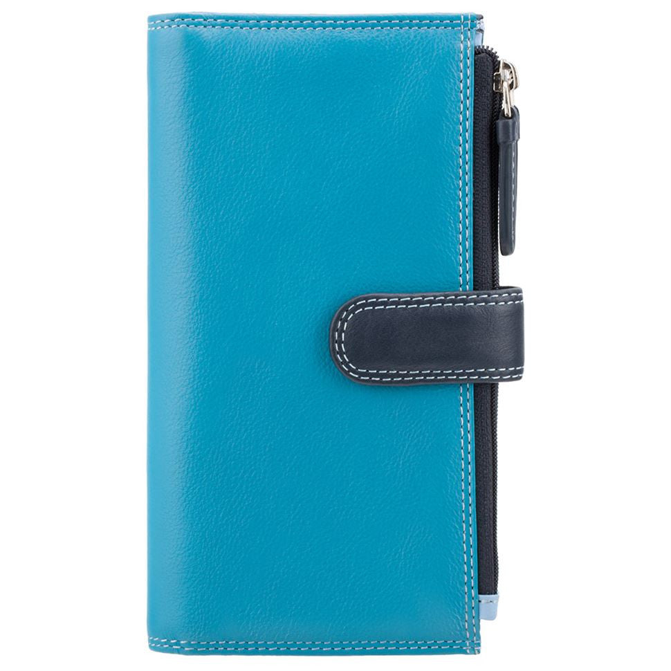 Moteriška odinė piniginė Visconti RB100 Blue, mėlyna D1833