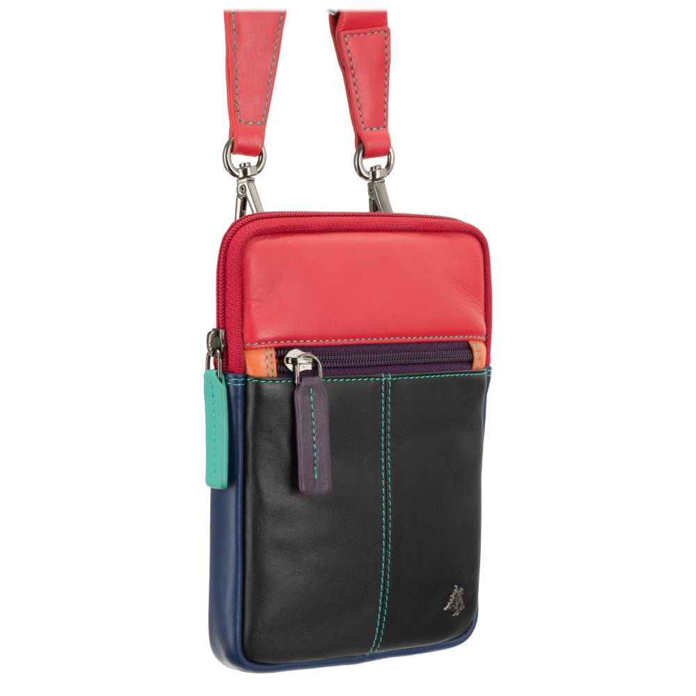 Moteriška odinė rankinė, Visconti S-10, rožinė-juoda
R543