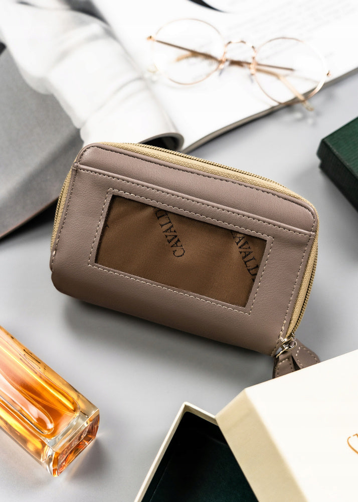 Moteriška piniginė Cavaldi T4, smėlio spalvos D1767