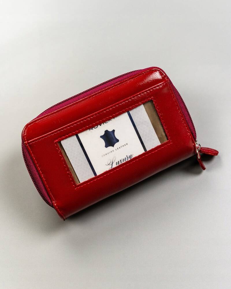 Moteriška piniginė Cavaldi T5, raudona D1766