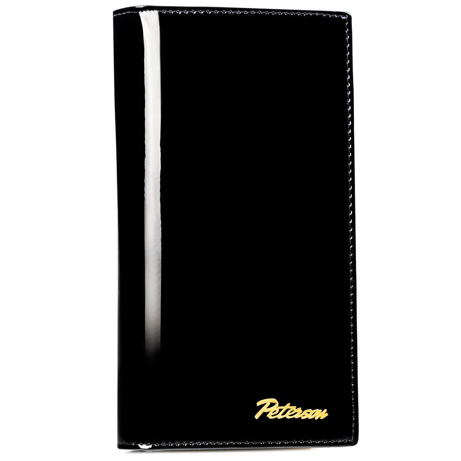 Moteriška piniginė, juoda, odinė, su magnetu D1637