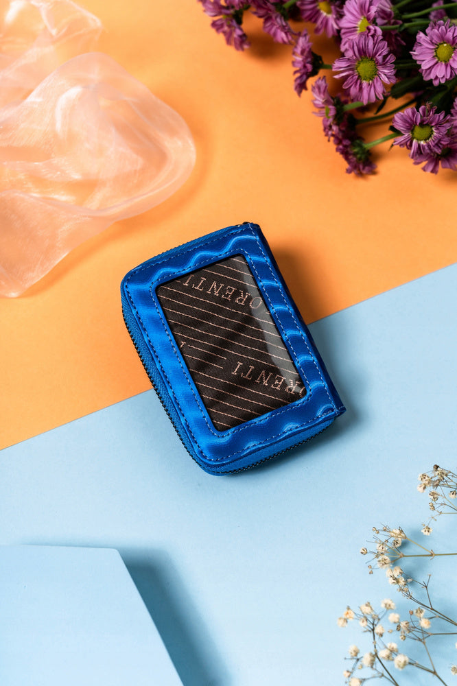 Moteriška piniginė Lorenti R10, mėlyna D1752