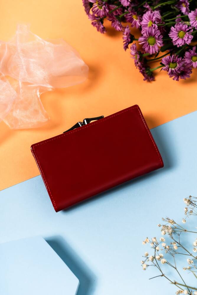 Moteriška piniginė Lorenti R9, raudona D1740