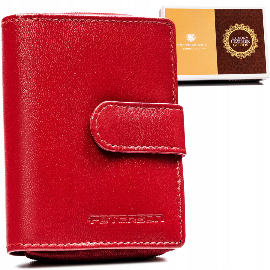 Moteriška piniginė Peterson L11, raudona D1729