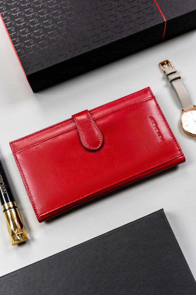 Moteriška piniginė Peterson L12, raudona D1728