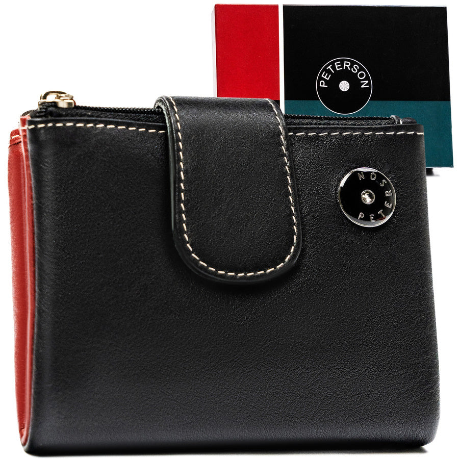 Moteriška piniginė Peterson S10, juoda D1724