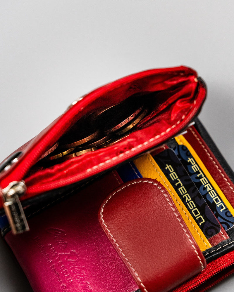 Moteriška piniginė Peterson S9, raudona D1720