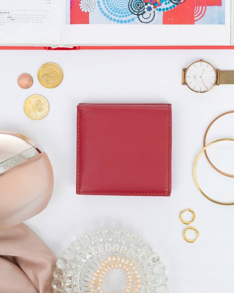 Moteriška piniginė Rovicky C21, raudona D1714