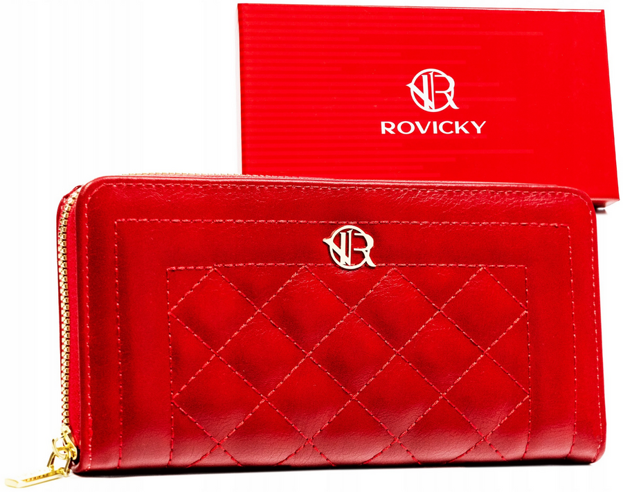 Moteriška piniginė Rovicky P17, raudona D1699