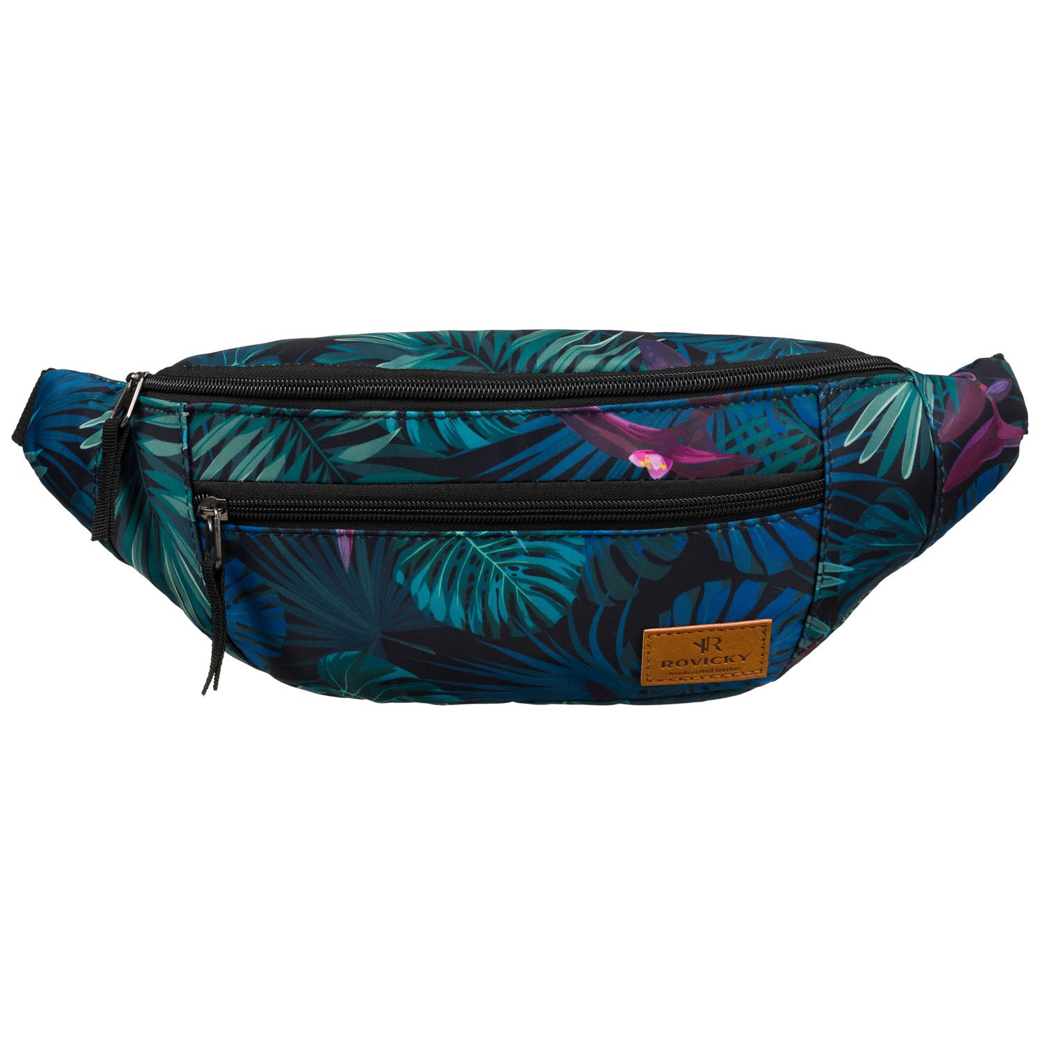 Moteriška rankinė, augalų raštas, poliesteris, reguliuojamas dirželis R492