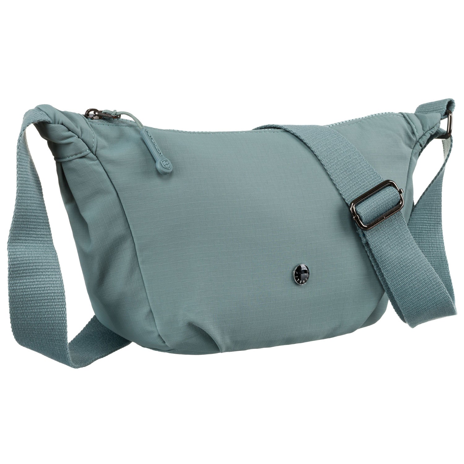 Moteriška rankinė, mėlyna, poliesteris, su užtrauktuku R486