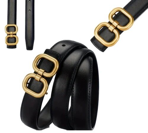 Moteriškas diržas R107 juodas