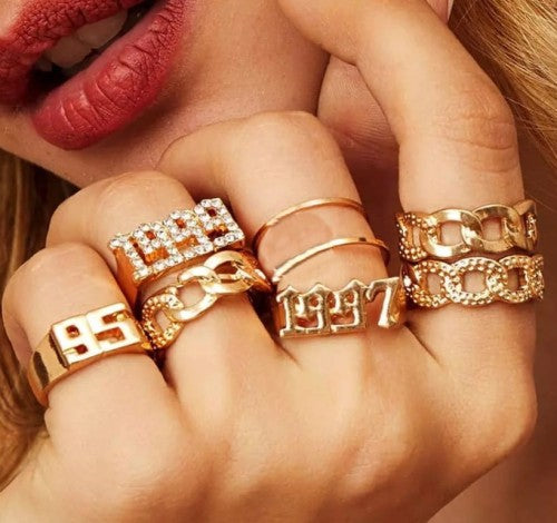 Moteriški žiedai, 8vnt. T38